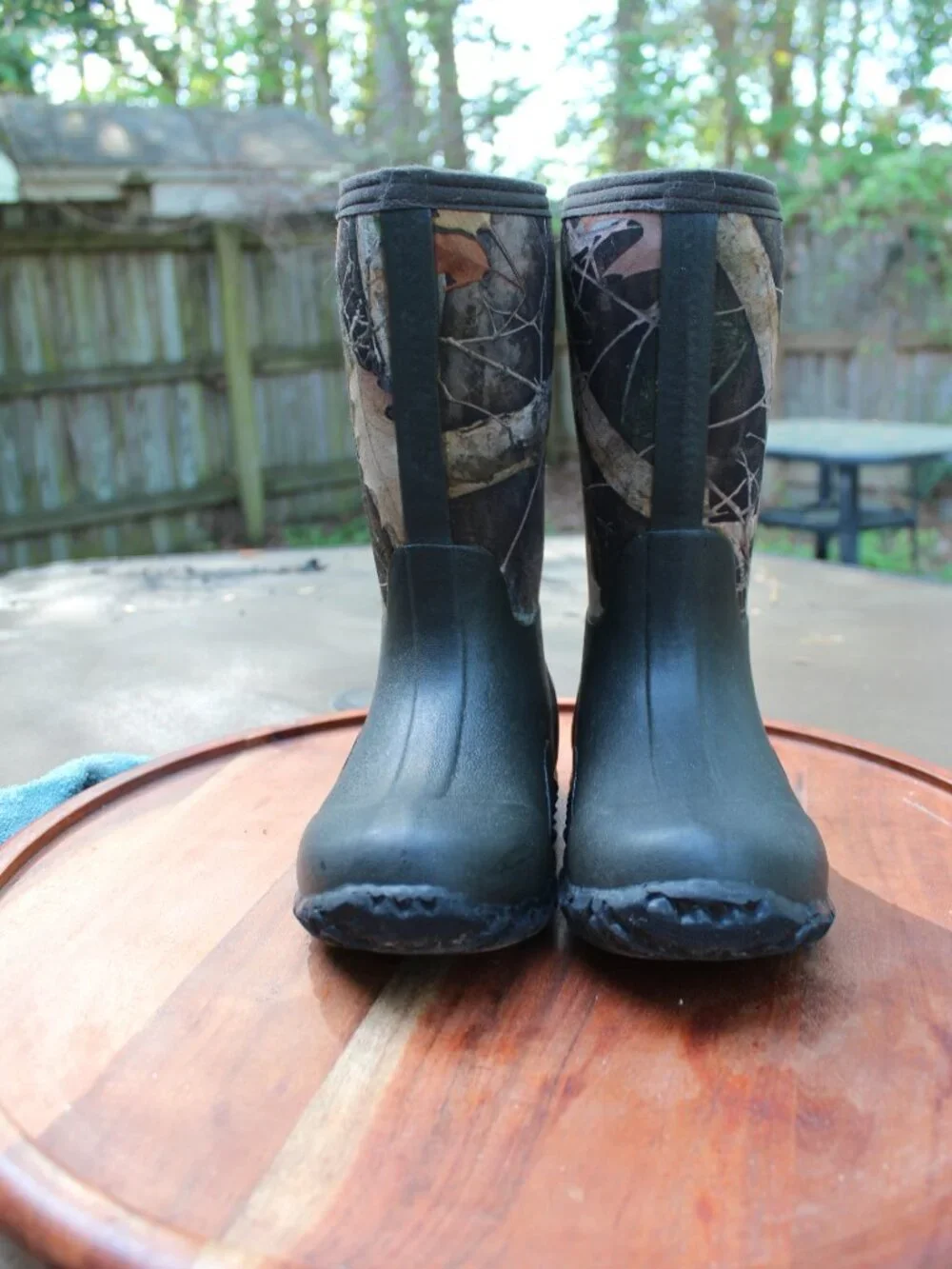 RedHead Kids' Waterproof Camouflage Mud Boots - Size 1 Youth - Picture 2 of 8